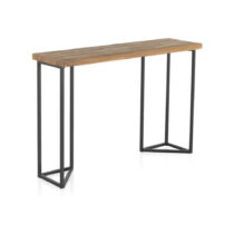 Konzolový stolík s doskou z brestového dreva Geese Lorena, výška 83 cm (Konzolové stolíky)