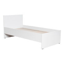 Biela jednolôžková posteľ 90x190 cm KRY – Kalune Design (Jednolôžkové postele)
