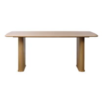 Jedálenský stôl s doskou v dubovom dekore 100x190 cm Nola – Unique Furniture (Jedálenské stoly)
