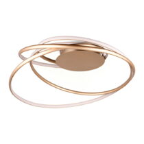 LED stropné svietidlo s kovovým tienidlom v zlatej farbe Nala – Trio Select (Stropné svietidlá a bod...