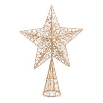 Hviezda na vianočný strom v zlatej farbe Unimasa Estrella (Vianočné ozdoby)
