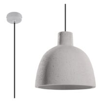 Svetlosivé závesné svietidlo ø 28 cm Filippo – Nice Lamps (Lustre)