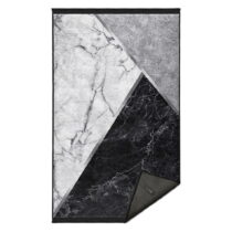 Bielo-čierny koberec behúň 80x200 cm - Mila Home (Koberce)