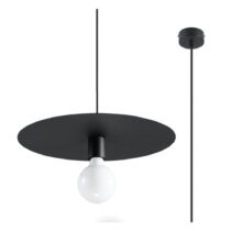 Čierne závesné svietidlo ø 40 cm Livago – Nice Lamps (Lustre)