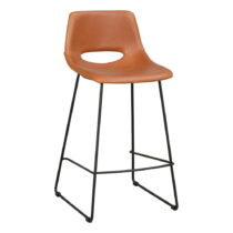 Koňakovohnedé barové stoličky v súprave 2 ks 89 cm Manning - Rowico (Barové stoličky)