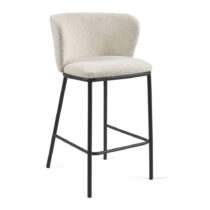 Béžové barové stoličky v súprave 2 ks 92 cm Ciselia – Kave Home (Barové stoličky)