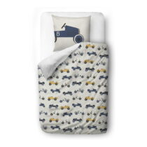 Bavlnená saténová detská posteľná bielizeň Butter Kings Ralley, 100 x 130 cm (Detské obliečky)