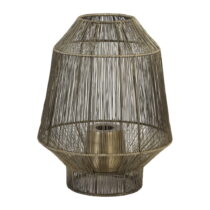 Stolová lampa v bronzovej farbe (výška 38 cm) Vitora - Light & Living (Stolové lampy)
