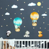 Detské samolepky na stenu Ambiance Balloons and Stars (Detské samolepky)