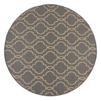 Sivo-béžový okrúhly vonkajší koberec ø 160 cm Milan - Flair Rugs (Vonkajšie koberce)