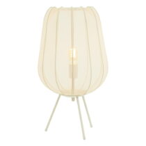 Krémová stolová lampa (výška 60 cm) Plumeria - Light & Living (Stolové lampy)