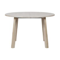 Rozkladací jedálenský stôl WOOOD Lange, ⌀ 120 cm (Jedálenské stoly)