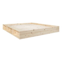 Dvojlôžková posteľ z borovicového dreva s roštom 180x200 cm Ziggy – Karup Design (Dvojlôžkové manžel...
