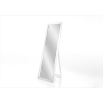 Stojacie zrkadlo v bielom ráme Styler Sicilia, 46 x 146 cm (Zrkadlá)