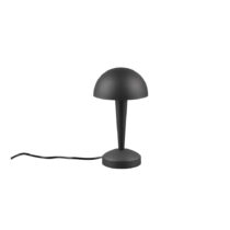 Matne čierna stolová lampa (výška  26 cm) Canaria – Trio (Stolové lampy)