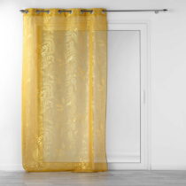 Žltá voálová záclona 140x280 cm Belflor – douceur d'intérieur (Záclony)