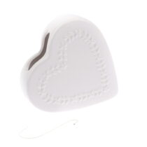 Biely keramický zvlhčovač vzduchu Dakls Heart (Odvlhčovače a zvlhčovače vzduchu)