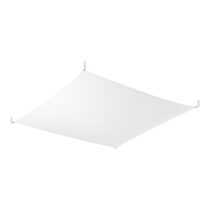 Biele stropné svietidlo 140x140 cm Viva - Nice Lamps (Stropné svietidlá a bodové svietidlá)