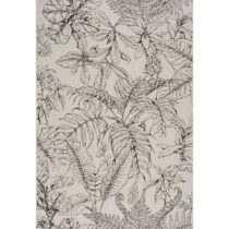 Krémovobiely vonkajší koberec Universal Tokio Leaf, 80 x 150 cm (Vonkajšie koberce)