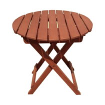 Okrúhly záhradný jedálenský stôl ø 45 cm Hanford – Garden Pleasure (Záhradné jedálenské stoly)