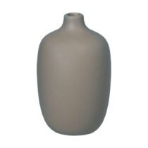 Sivá keramická váza Blomus Ceola, výška 12 cm (Vázy)