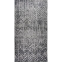 Sivý prateľný koberec behúň 200x80 cm - Vitaus (Koberce)