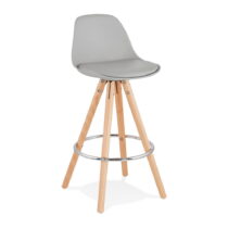 Sivá barová stolička Kokoon Anau, výška 64 cm (Barové stoličky)