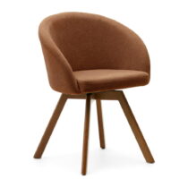 Hnedá jedálenská stolička Marvin – Kave Home (Jedálenské stoličky)