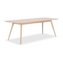 Jedálenský stôl z masívneho dubového dreva Gazzda Stafa, 220 × 90 cm (Jedálenské stoly)