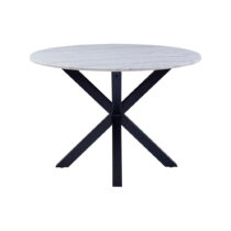 Jedálenský stôl s mramorovou doskou Actona Heaven, ⌀ 110 cm (Jedálenské stoly)