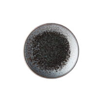 Čierno-sivý keramický tanier Mij Pearl, ø 25 cm (Taniere)