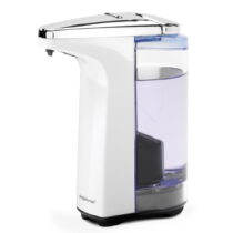 Biely automatický plastový dávkovač mydla 237 ml - simplehuman (Dávkovače)