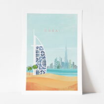 Plagát Travelposter Dubai, 50 x 70 cm (Plagáty)