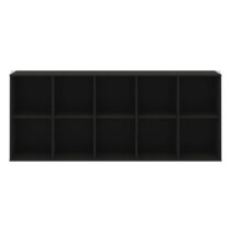 Čierny modulárny policový systém 169x69 cm Mistral Kubus - Hammel Furniture (Modulárne úložné systém...