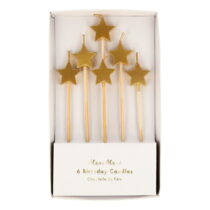 Tortové sviečky v súprave 6 ks Star – Meri Meri (Párty dekorácie)