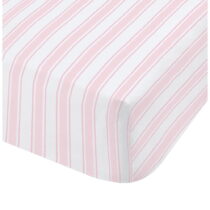Ružovo-biela bavlnená plachta Bianca Check And Stripe, 135 x 190 cm (Detské plachty)