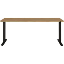 Pracovný stôl s nastaviteľnou výškou s doskou v dubovom dekore 80x180 cm Agenda – Germania (Pracovné...