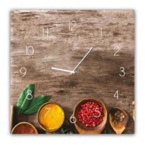 Nástenné hodiny Styler Glassclock Pepper, 30 × 30 cm (Hodiny)