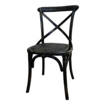 Čierna jedálenská stolička - Antic Line (Jedálenské stoličky)
