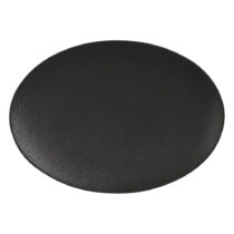 Čierny keramický servírovací tanier 22x30 cm Caviar – Maxwell & Williams (Servírovacie taniere)