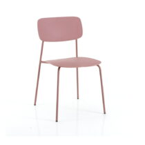 Ružové jedálenské stoličky v súprave 2 ks Primary - Tomasucci (Jedálenské stoličky)