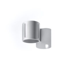 Sivé nástenné svietidlo Vulco – Nice Lamps (Nástenné svietidlá)