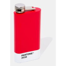 Červená nerezová ploskačka 150 ml Red 2035 – Pantone (Fľaše)