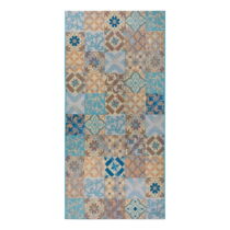 Modrý koberec behúň 75x150 cm Cappuccino Mosaik – Hanse Home (Koberce)