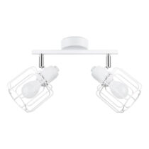 Biele stropné svietidlo ø 10 cm Salom – Nice Lamps (Stropné svietidlá a bodové svietidlá)