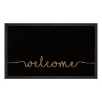Čierna rohožka Hanse Home Cozy Welcome, 45 x 75 cm (Rohožky)
