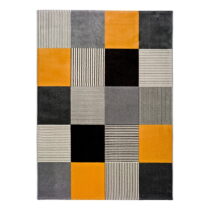 Oranžovo-sivý koberec Universal Gladys Lento, 140 × 200 cm (Koberce)