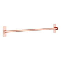 Železná nástenná kúpeľňová tyč vo farbe ružového zlata Premier Housewares (Závesné tyče do kuchyne)