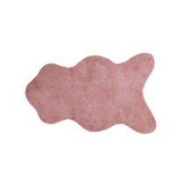 Ružová umelá kožušina Tiseco Home Studio Rabbit, 60 × 90 cm (Kože a kožušiny)