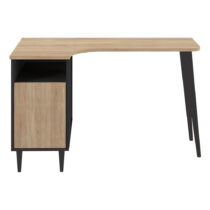 Pracovný stôl s doskou v dubovom dekore 76x120 cm Nook – TemaHome (Pracovné a písacie stoly)